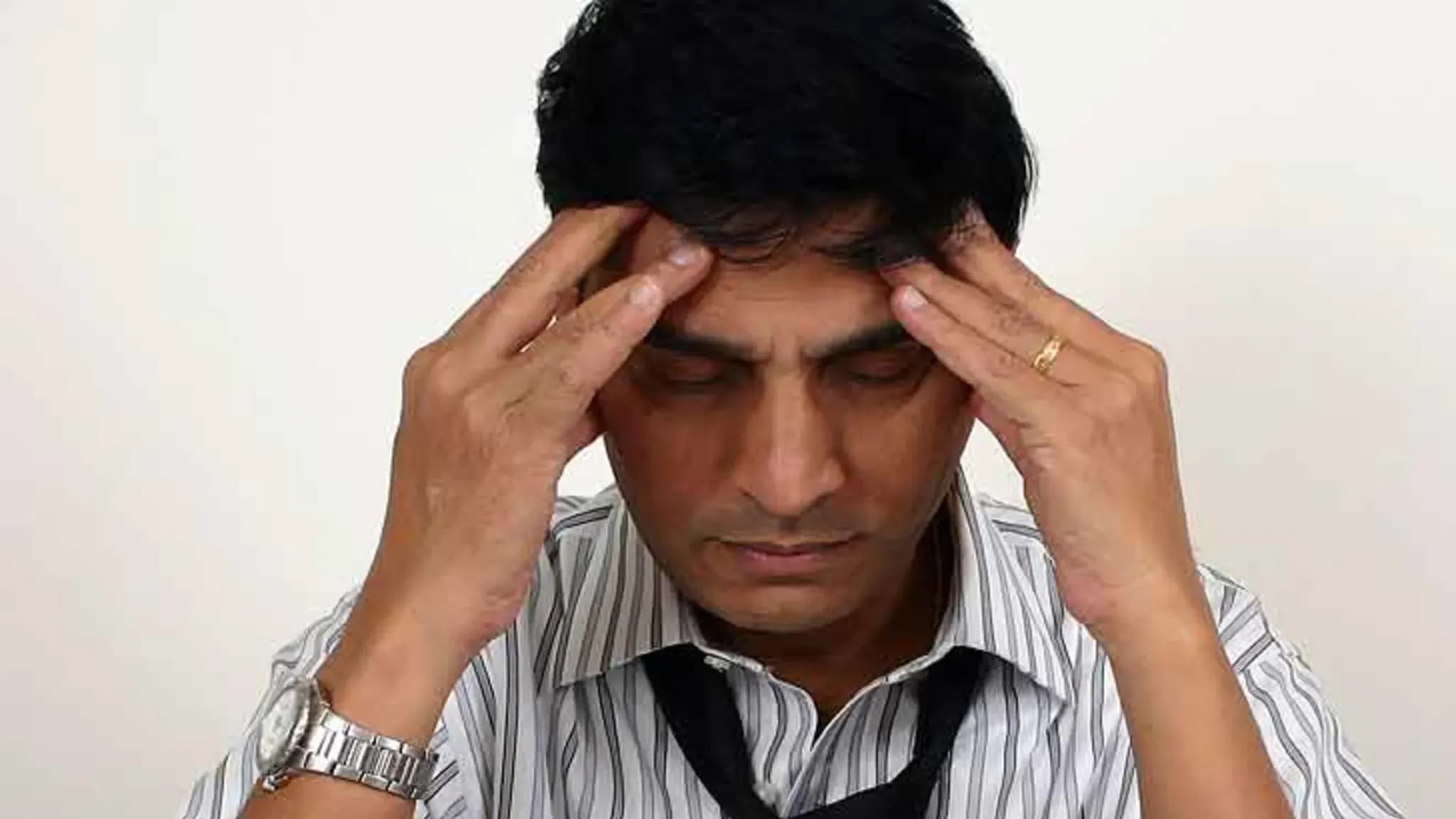 Photo of a person thinking of change